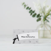 Fenster-Reinigung Visitenkarte (Stehend Vorderseite)