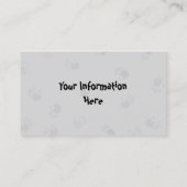 Fenster-Reinigung Visitenkarte (Rückseite)