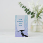 Fenster-Reinigung Visitenkarte (Stehend Vorderseite)