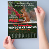 Fenster-Reinigungs-Geschäftsblatt Flyer (Hand)