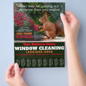 Fenster-Reinigungs-Geschäftsblatt Flyer (Hand)