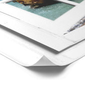 Fenster "Relaxen Beach Ocean View Imitate" Poster (Ecke)