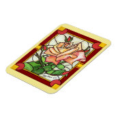 Fenster Rose Peach - Bildschirm Magnet (Linke Seite)