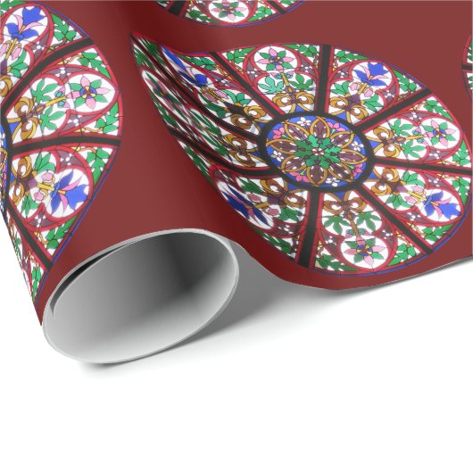 Fenster "Runde Glas" Geschenkpapier (Rolleneckpunkt)