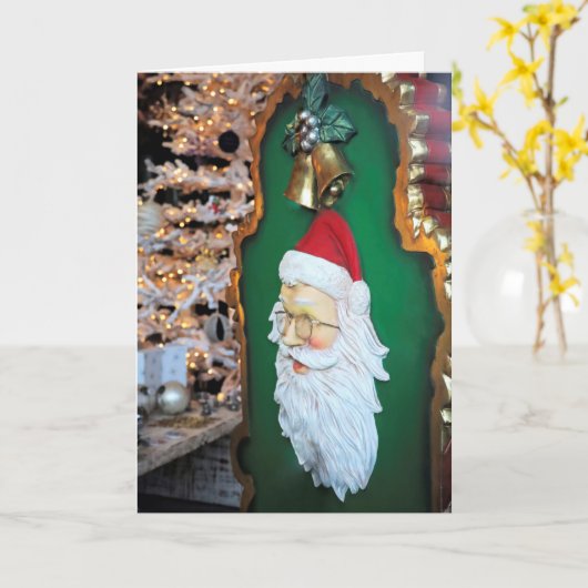 Fenster Santa Karte (Gelbe Blume)