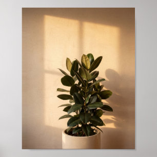 Fenster-Schattenkunst Nr. 4 Vintage-Gemälde Poster