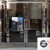 Fenster "Solar Business Services" Fensteraufkleber (Büro Tür)