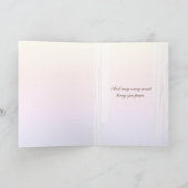 Fenster "Sunrise Beileid" Karte (Innenseite)