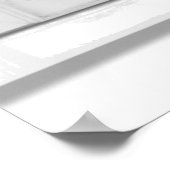 Fenster "Sunset View Trompe l'oeil" Fake Poster (Ecke)