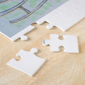 Fenster Tee und Blumen Puzzle (Seite)