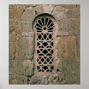 Fenster Tracery, von der Basilika San Juan Poster