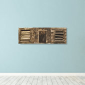 Fenster überblenden leinwanddruck (Insitu (Holzboden))