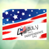 Fenster "Unabhängigkeitstag" Fensteraufkleber (Blatt 3)