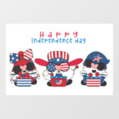 Fenster "Unabhängigkeitstag" Fensteraufkleber (Blatt)