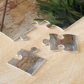 Fenster und alte Steinmauer, Pienza, Italien Puzzle (Seite)