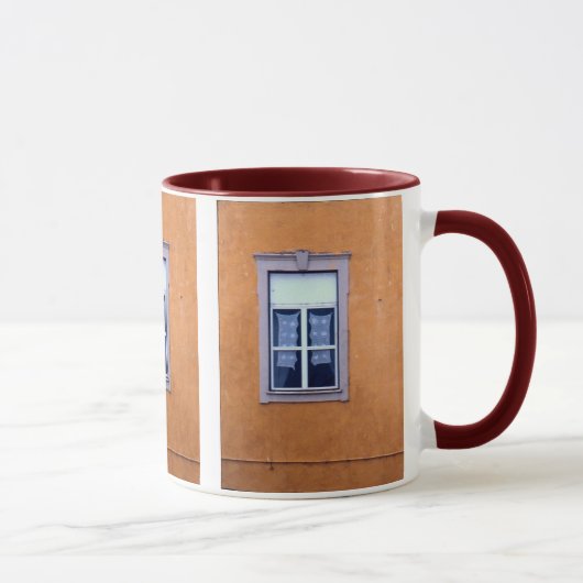 "FENSTER- UND LEBERFLÄCHEN" (FOTOG) TASSE (Rechts)