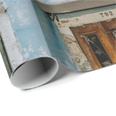 FENSTER UND TÜR GESCHLOSSEN GESCHENKPAPIER (Rolleneckpunkt)