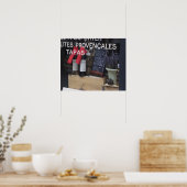 Fenster und Wein anzeigen Poster (Küche)
