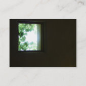 Fenster Visitenkarte (Rückseite)