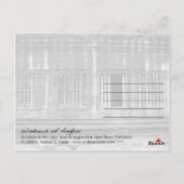 Fenster von Angkor Postkarte (Rückseite)