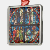 Fenster von der Kapelle der Jungfrau Silbernes Ornament (Links)