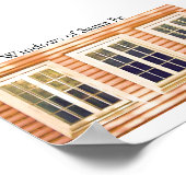 Fenster von Santa Fe Poster (Ecke)