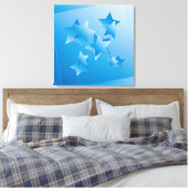 Fenster von Sky Leinwanddruck (Insitu (Schlafzimmer))