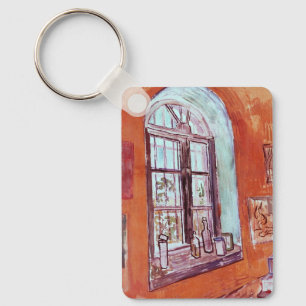 Fenster von Vincent van Goghs Atelier im Asyl Schlüsselanhänger