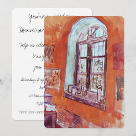 Fenster von Vincent van Gogh's Studio am Asyl Einladung