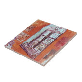 Fenster von Vincent van Gogh's Studio am Asyl Fliese (Seite)