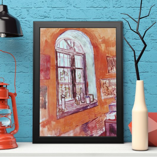 Fenster von Vincent van Gogh's Studio am Asyl Poster
