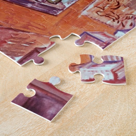 Fenster von Vincent van Gogh's Studio am Asyl Puzzle (Seite)