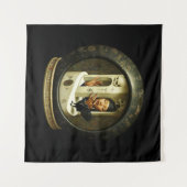 Fenster Wandteppich (Vorderseite (Horizontal))