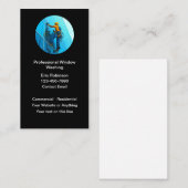 Fenster waschen Beruflichen Wohnraum Kommerziell Visitenkarte (Vorne/Hinten)