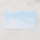 Fenster-waschende Visitenkarte (Rückseite)