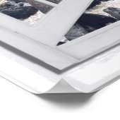 Fenster "Wasserfall-Ansicht" Trompe l'oeil-Imitate Poster (Ecke)