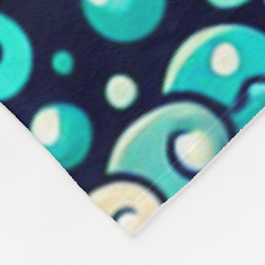 "Fenster "Waves" Fleecedecke (Ecke)