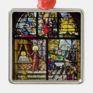 Fenster, welches die Ansammlung des Mannas Ornament Aus Metall