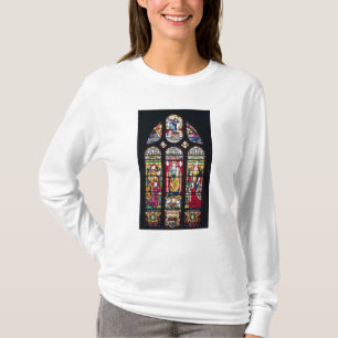 Fenster, welches die Jungfrau und das Kind T-Shirt