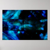 Fenster zu einem Space View Poster (Vorne)