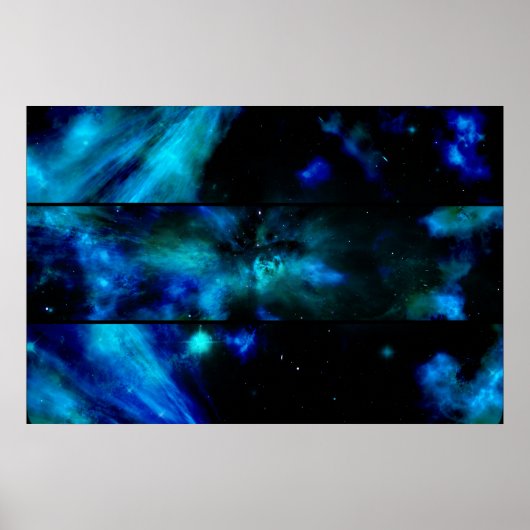 Fenster zu einem Space View Poster (Vorne)