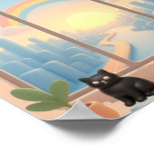Fenster zu einer Traumwelt Poster (Ecke)
