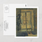 Fenster zum Bataille Restaurant Van Gogh Fine Art Postkarte (Vorne/Hinten)
