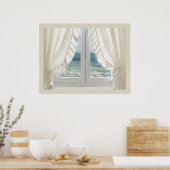 Fenster zum Meer - Plakat (Küche)