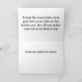 Fenster zum Soul Feiertagskarte (Innenseite)