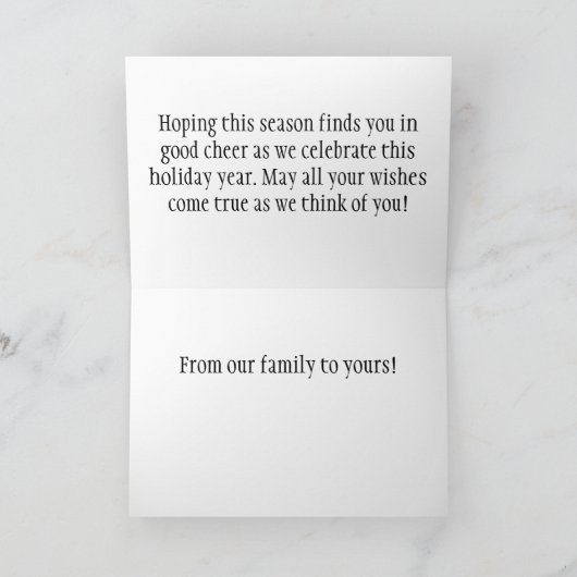 Fenster zum Soul Feiertagskarte (Innenseite)