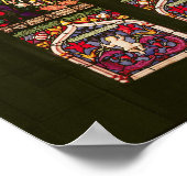 Fenster zur Taufe Christi, 1490 Poster (Ecke)