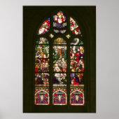 Fenster zur Taufe Christi, 1490 Poster (Vorne)
