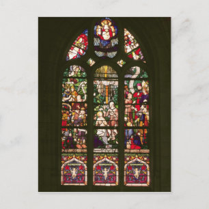 Fenster zur Taufe Christi, 1490 Postkarte