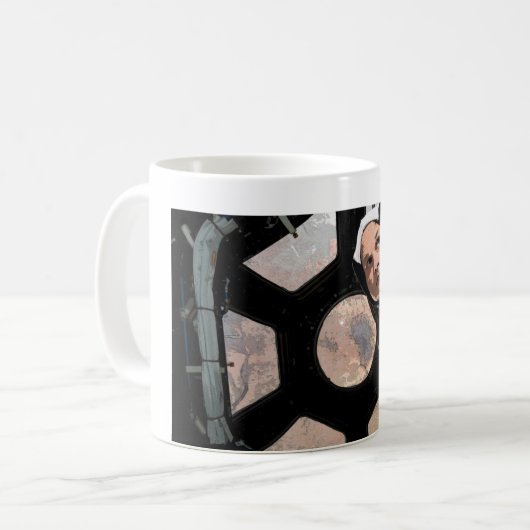 Fenster zur Welt Kaffeetasse (Vorderseite Links)